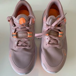 Pink and Orange Nike Miller React Runners - 8.5/40